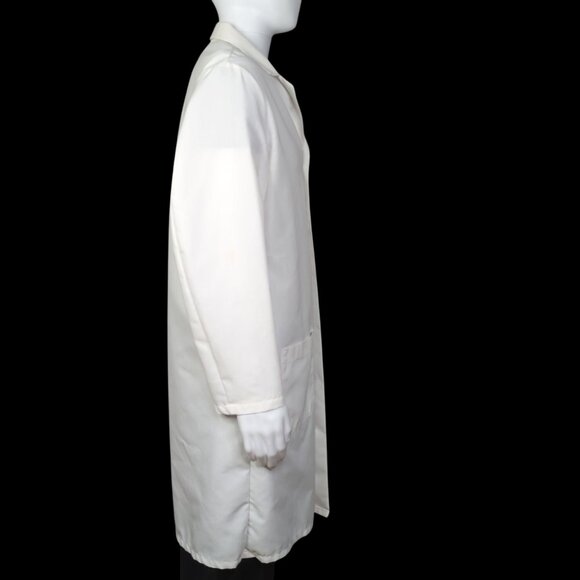 Red Kap "Microsoft Hands-On Lab" White Lab Coat, Men's 48 Regular - Picture 3 of 11